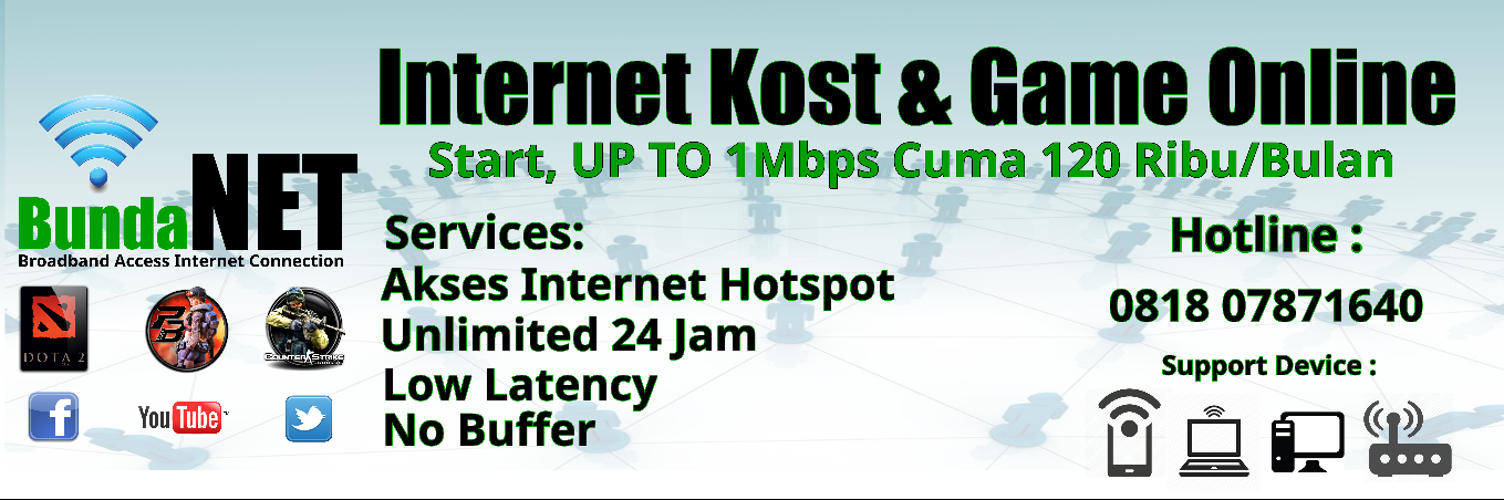 Contoh Brosur Rt Rw Net Gambaran