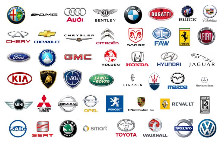 Danh sách và logo các hãng xe Ô TÔ lớn nhất trên thế giới