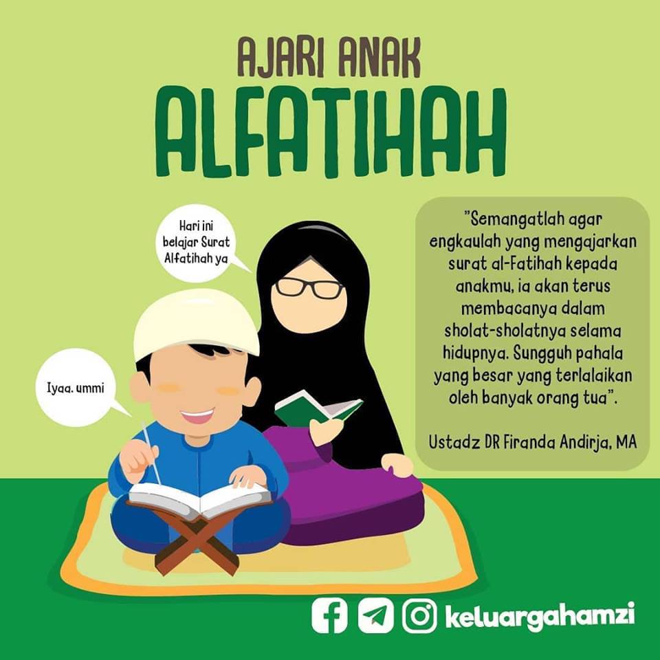 Ajari Anak Surat Alfatihah