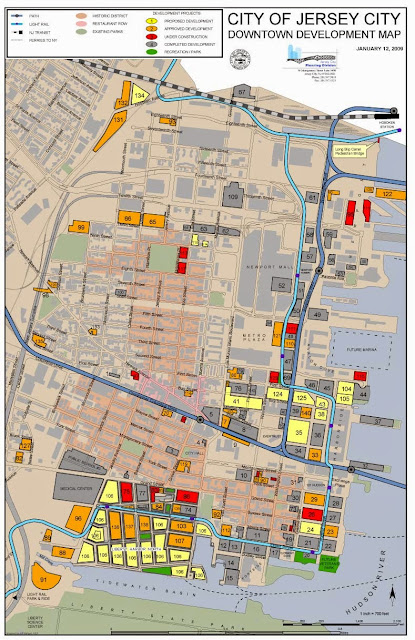 Jersey city map