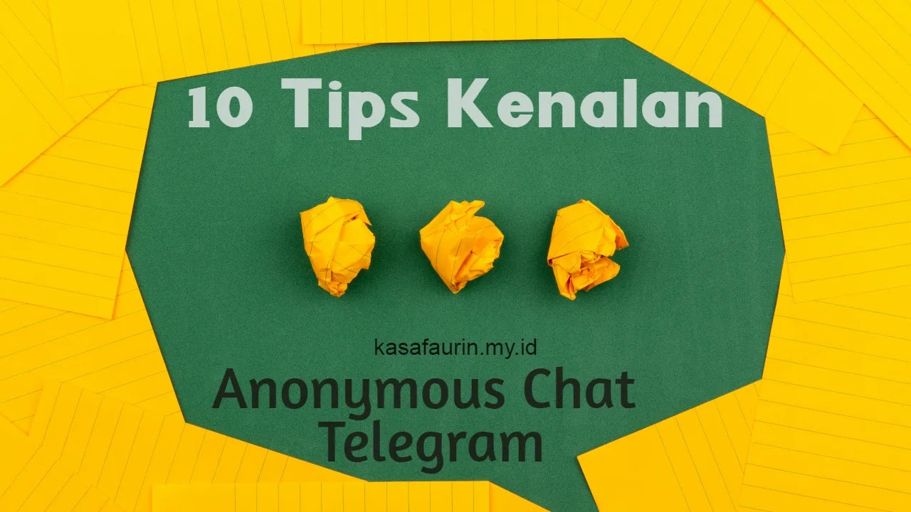 10 Tips Kenalan di Anonymous Chat Telegram
