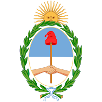 Logo Gambar Lambang Simbol Negara Argentina PNG JPG ukuran 200 px