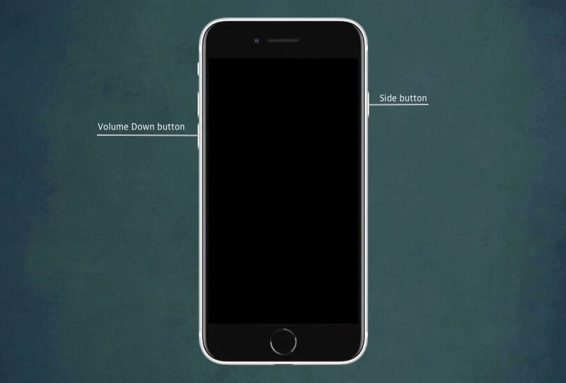 كيفية فرض إعادة تشغيل جهاز iPhone 7 أو 7 Plus اضغط-مع-الاستمرار-على-الزر-الجانبي-وحجم-الصوت-معًا