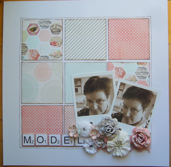 Panduro Hobby´s Scrapbooking Designteam "Model" af Connie