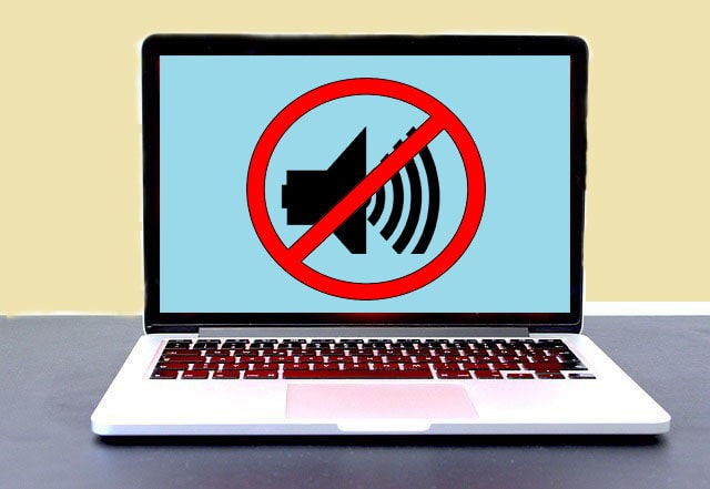 звук ноутбук выхода