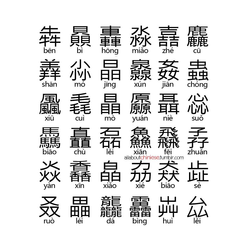 What Are Chinese Characters Called