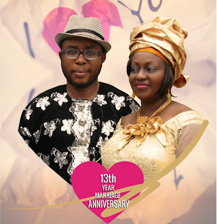  Charming Nigerian couple, Cy Robinson, Princess Robinson Celebrate 13th Year Wedding Anniversary