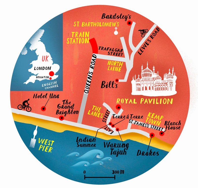 MoleDolls: Maps of the city: Brighton (UK)