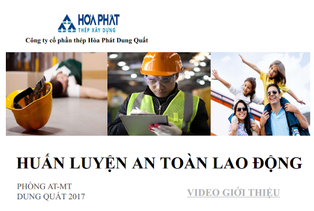 Huấn luyện an toàn lao động của công ty cổ phần Thép Hòa Phát Dung Quất