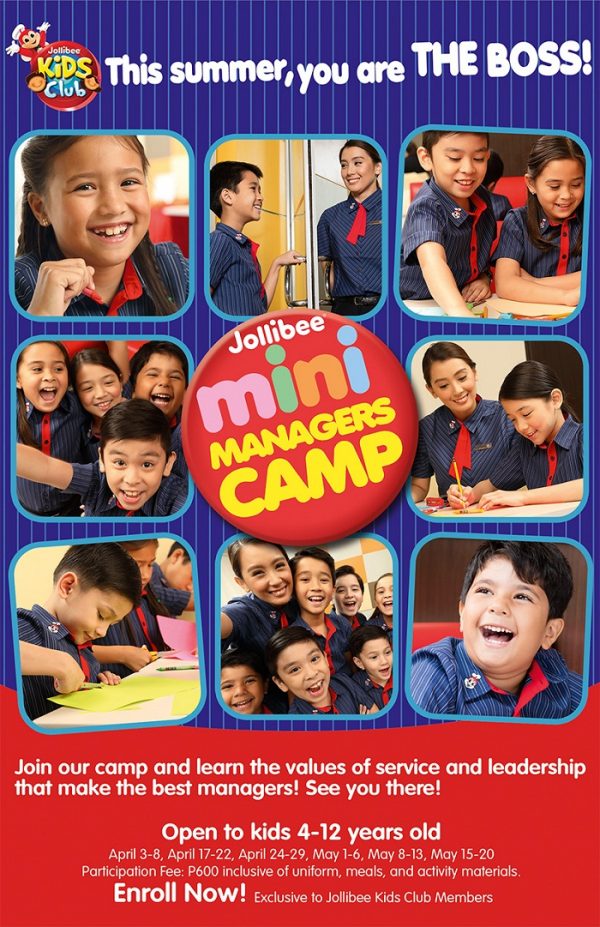 Manila Life Jollibee Opens Its Doors To Kid Managers This Summer