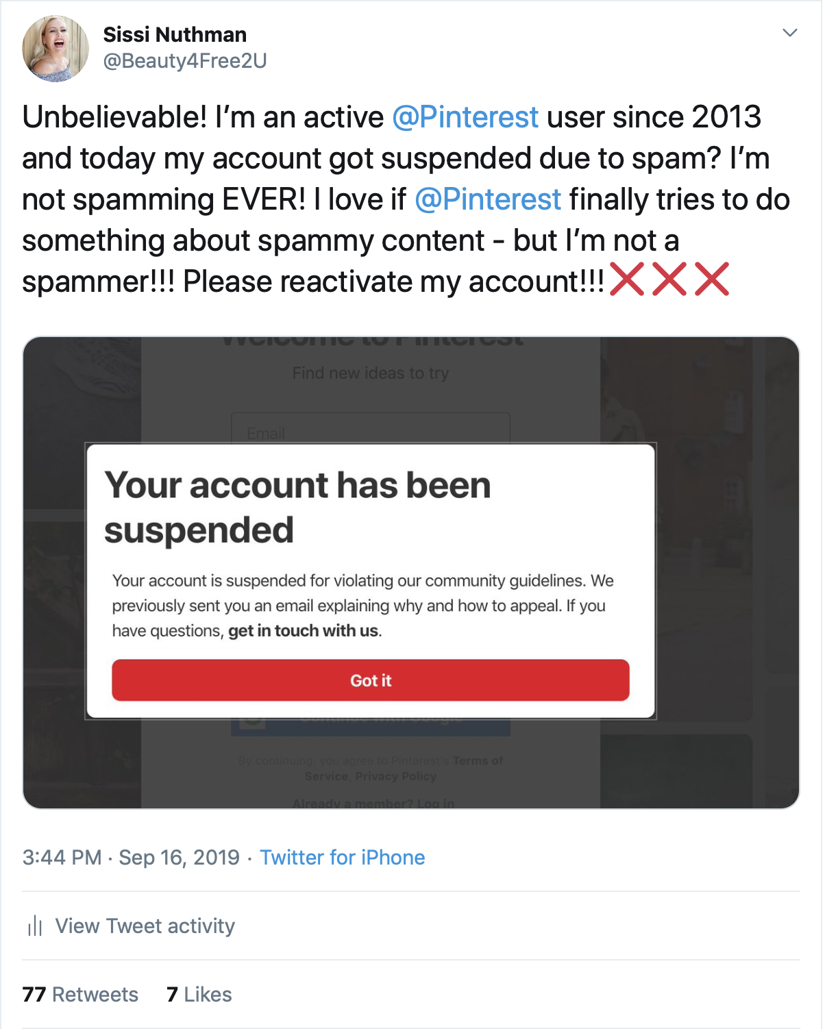 Why Pinterest Is Suspending WRONGFULLY Thousands Of Accounts Pinterest%2Baccount%2Bsuspended4