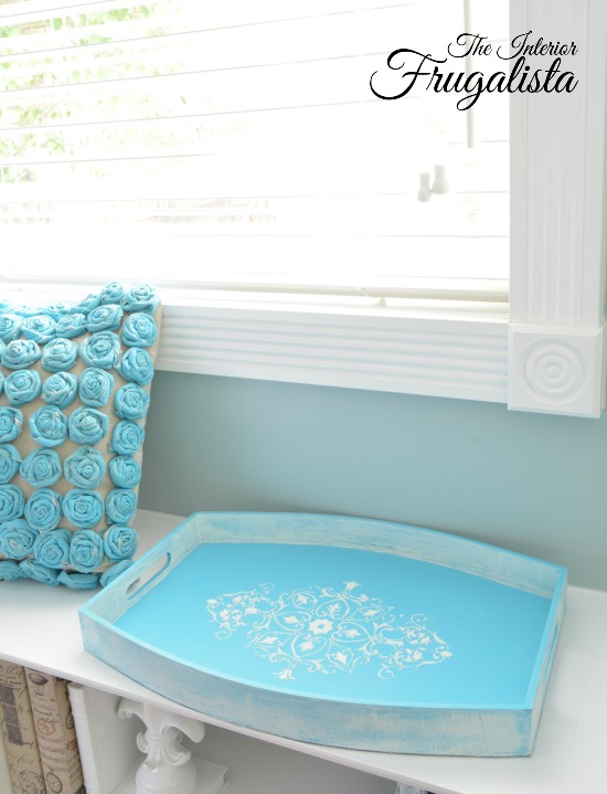 How To Update A Plastic Tray With Paint Interior Frugalista