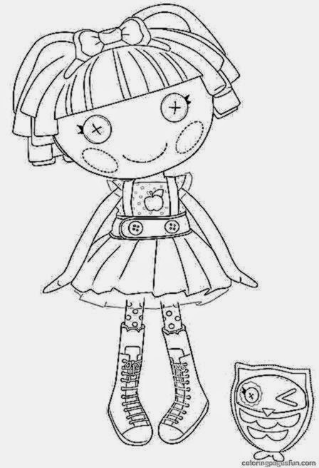 Free Coloring Pictures Lalaloopsy Pages Lalaloopsy Coloring Pages