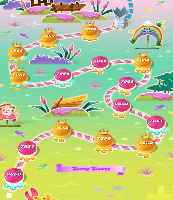 Candy Crush Saga level 7656-7670 Candy Crush Saga level 7656-7670