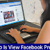 Can You See who Views Your Profile On Facebook