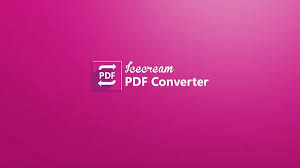 Ice cream pdf Converter