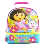 Dora The Explorer And Boots Girls Purple Dome School Lunchbox Discount