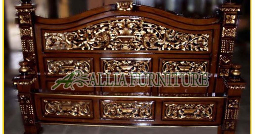 Tempat Tidur Ukiran Jati Rahwana Ratu Allia Furniture Tempat Tidur Ukiran Jati Rahwana Ratu Allia Furniture