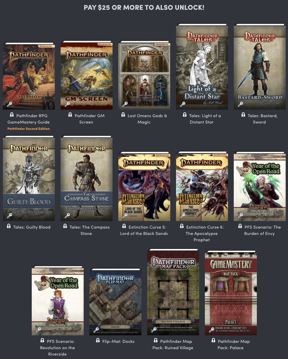 BetaRayAtlas: Humble Bundle: Pathfinder 2nd Edition Strength of Thousands