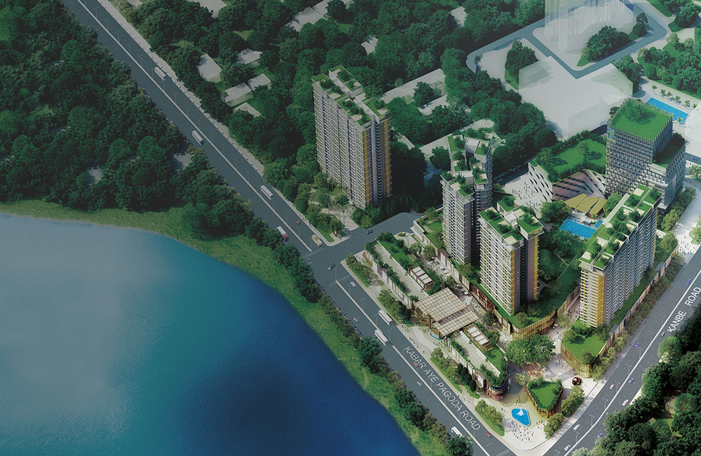 The Central New Launch Condos in the central of Yangon, Myanmar The