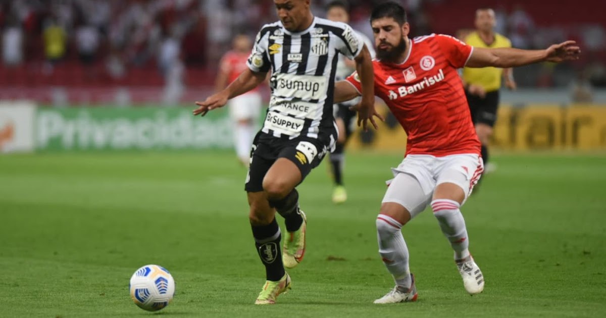 Em jogo aberto, Santos e Inter ficam no empate no Beira Rio pelo