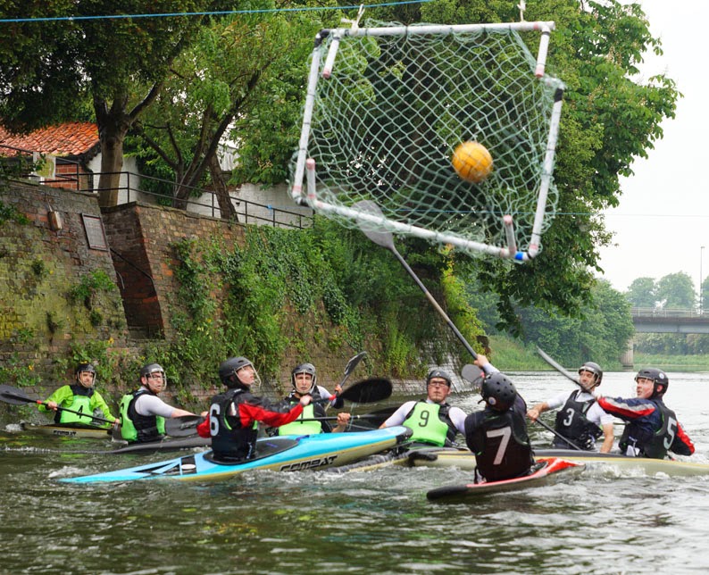 Ancholme River festival water polo - picture on Nigel Fisher's Brigg Blog
