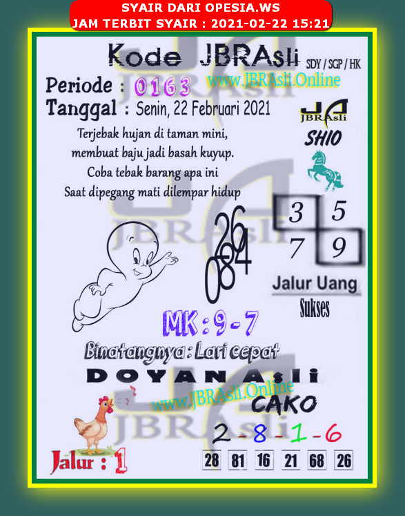 14 Syair bd sgp 22 februari 2021