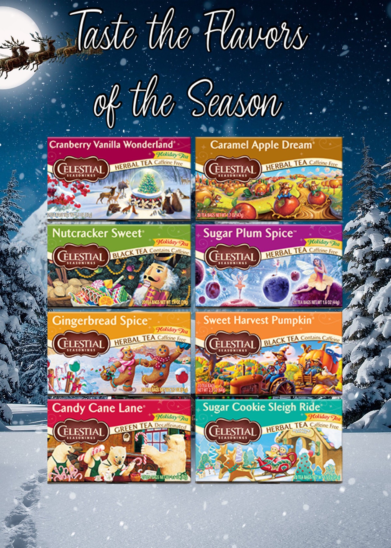 Taste the Flavors of the Season with Celestial Seasonings Tea