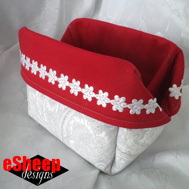 Fabric Recipe Box by eSheep Designs