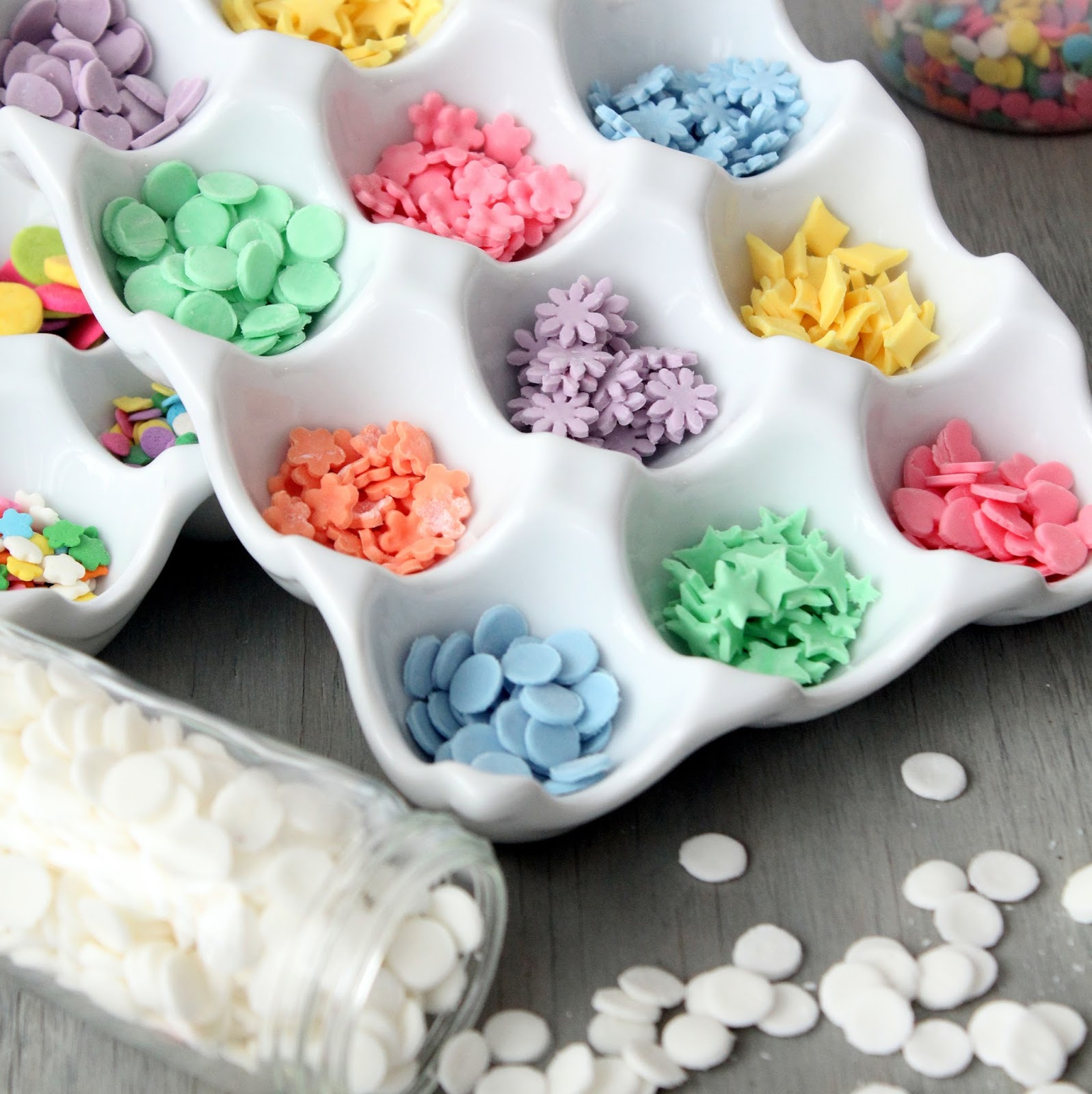 Cherry Tea Cakes Homemade Sprinkles!