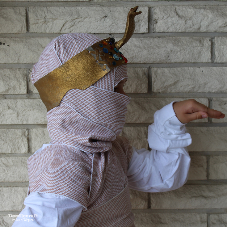 Egyptian Rex Mummy Costume! making handycrafts