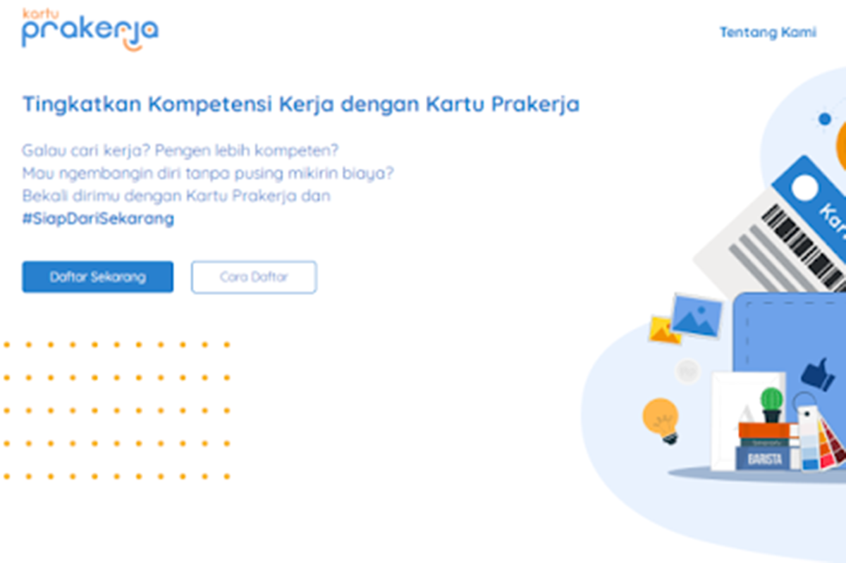 Cara Daftar Kartu Prakerja 2020