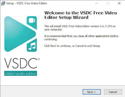 cara instal vsdc di laptop