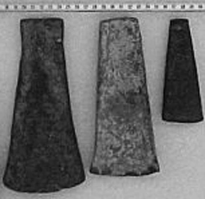 Hammered Out Bits 'Archaic' First Nations Copper Tools