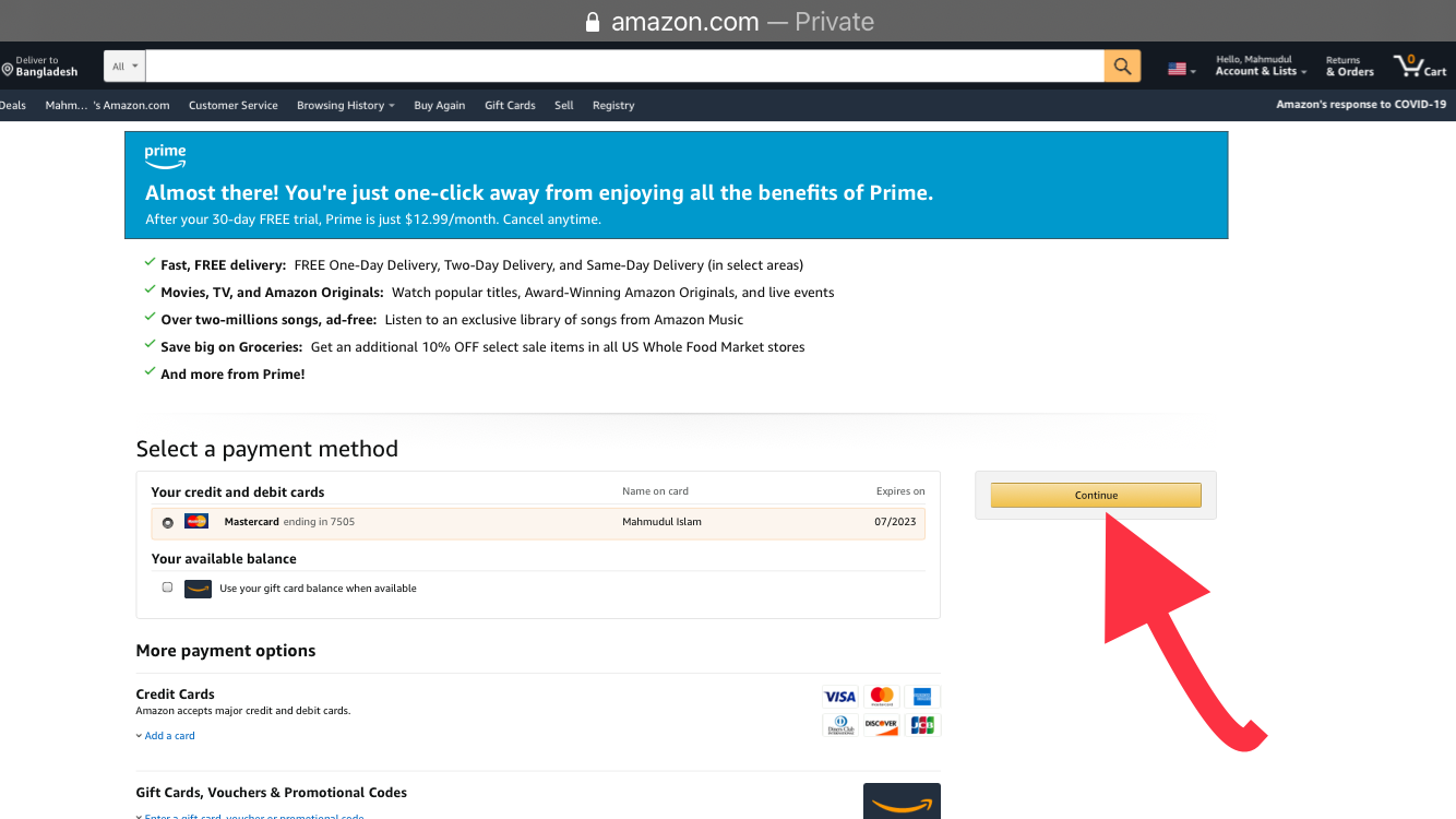 How to get Amazon Prime for free