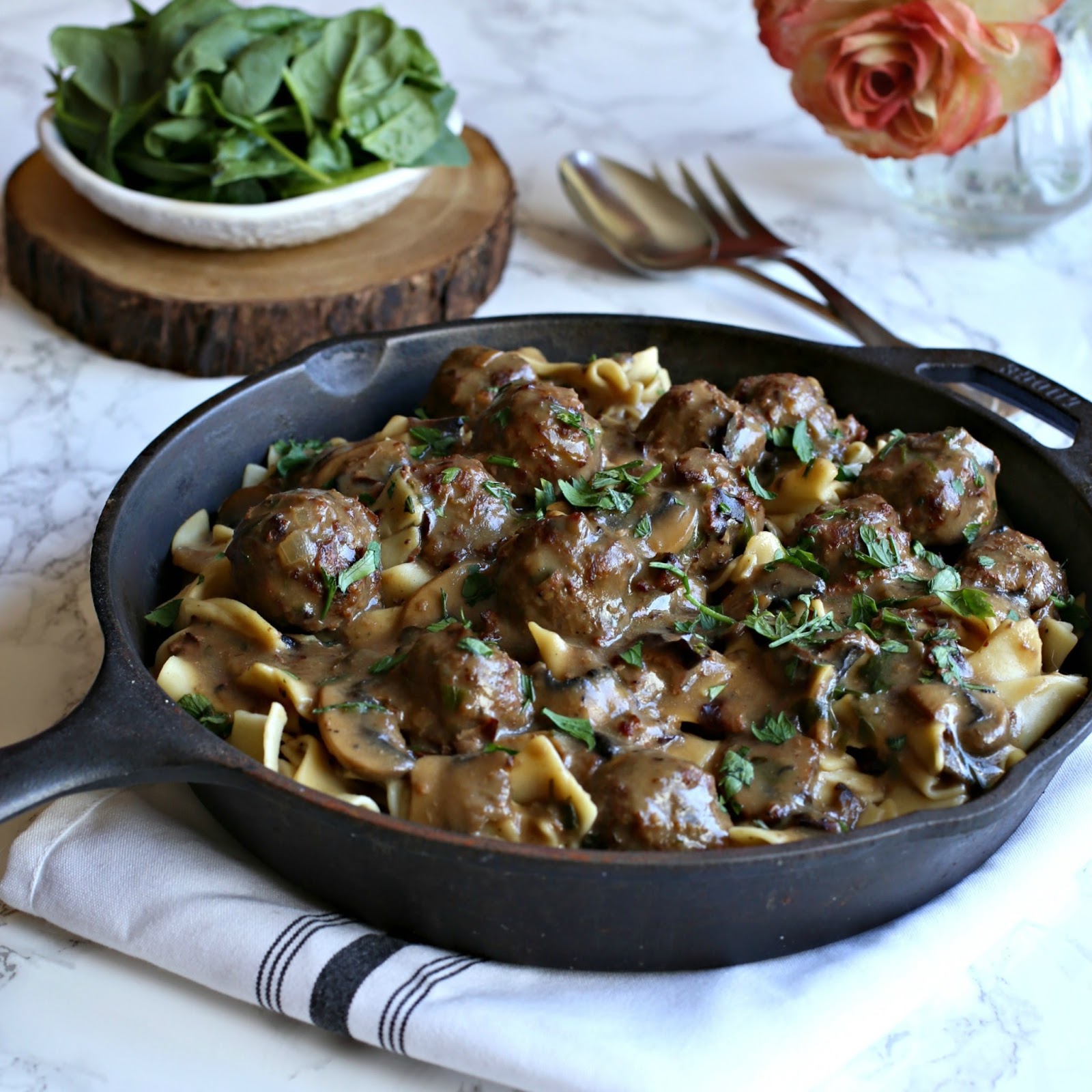 Hungry Couple Salisbury Steak Meatballs