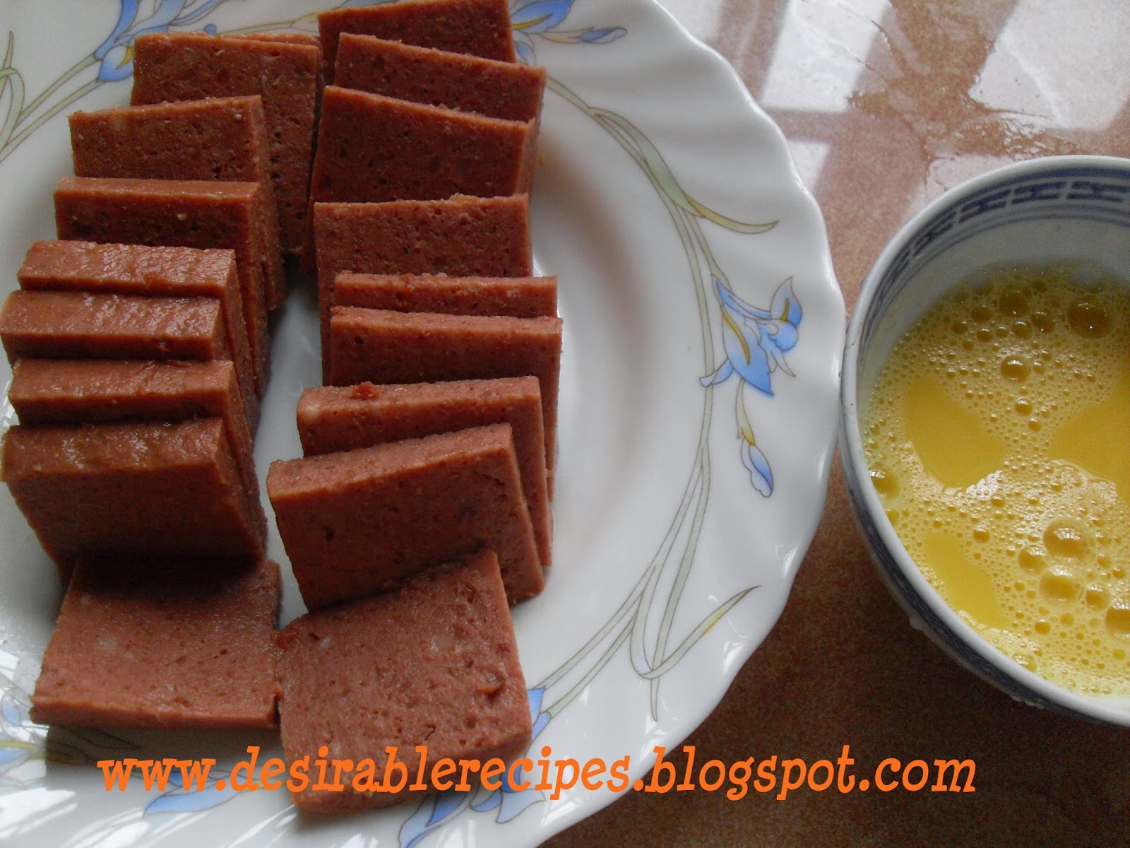 15 Minutes Pan Fried Luncheon Meat (Two Types)