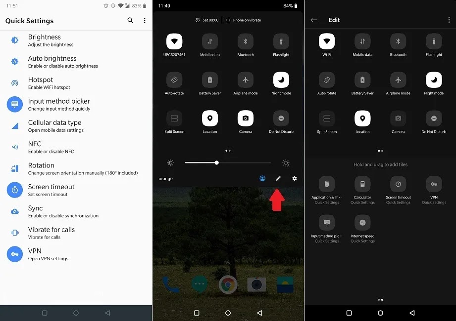 أفضل تطبيقات الإعدادات السريعة Android Simone Quick Settings
