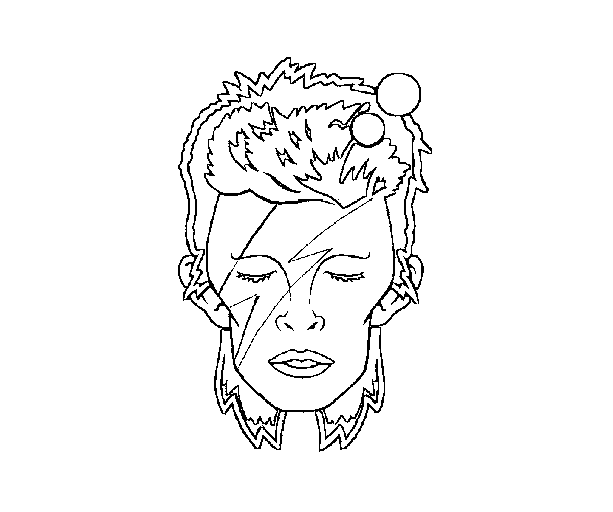 david bowie coloring pages - photo #11