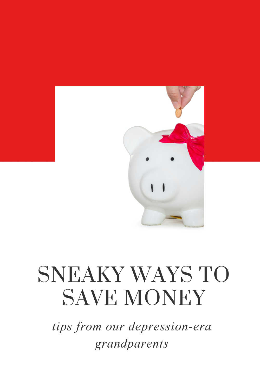 money saving tips