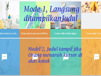 Cara Membuat Recent Post Berwarna pada Blogspot