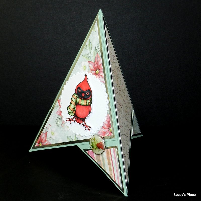 Beccy's Place Tutorial Pyramid Cards