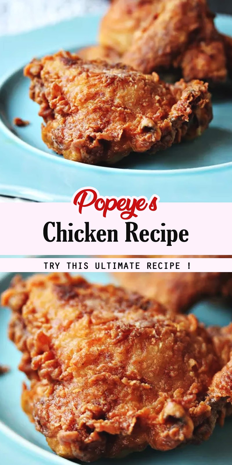 Popeye's Chicken Recipe 3 SECONDS