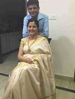 Rajni Kharbanda With Her Husband 