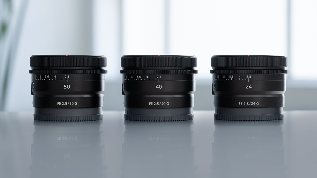 Sony adds three new lightweight G lenses to its impressive E-mount range