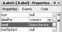Membuat Class JTextField, JButton dan JLabel pada NetBeans - Buton Website