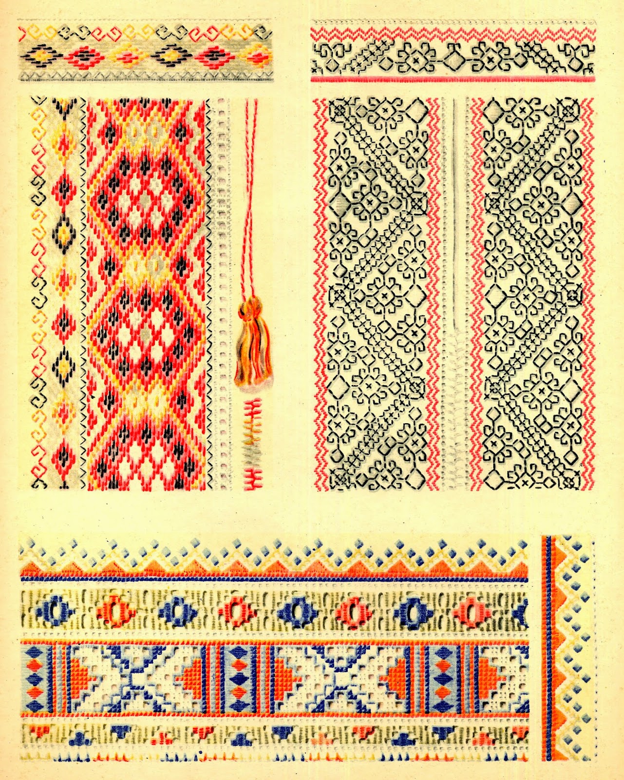 ukrainian folk embroidery: Ukrainian Folk Embroidery, I. F. Krasyts'ka ...