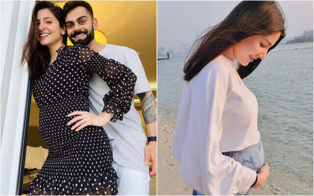 Anushka Sharma Flaunting Her Baby Bump In Latest Snap.