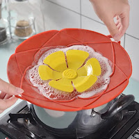 Silicone Lid Spill Stopper Cover For Pot Pan