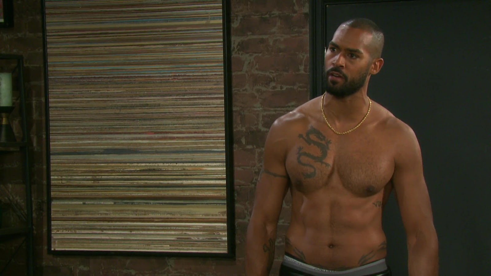 Lamon Archey Shirtless.